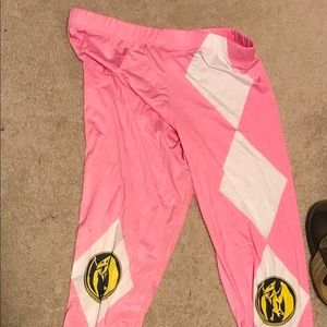 Pink ranger leggings
